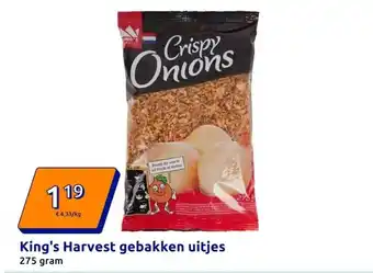 Action King's Harvest gebakken uitjes aanbieding