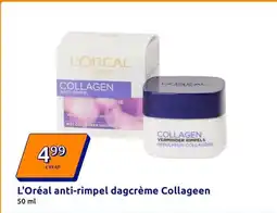 Action L'Oréal anti-rimpel dagcrème Collageen aanbieding