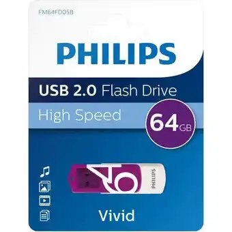 Bol.com Philips USB Flash Drive FM64FD05B aanbieding