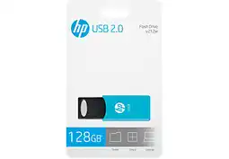 Conrad HP v212w USB-stick 128 GB Blauw, Zwart HPFD212LB-128 USB-A 2.0 aanbieding