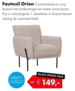 Woonsquare Fauteuil Orion aanbieding