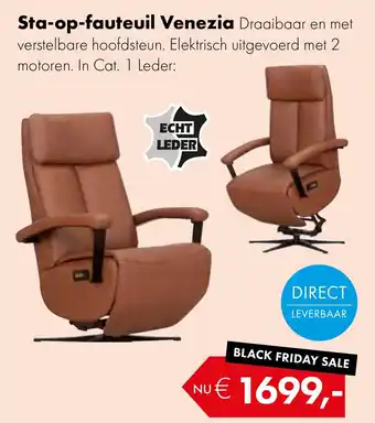 Woonsquare Sta-op-fauteuil Venezia aanbieding