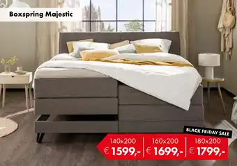 Woonsquare Boxspring Majestic aanbieding