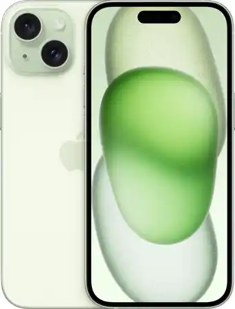 Amazon Apple iPhone 15 (128 GB) - groen aanbieding
