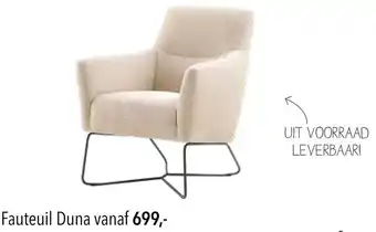 Pronto wonen Fauteuil Duna aanbieding