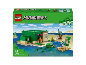 Lidl Lego Minecraft Het schildpadstrandhuis 21254 aanbieding