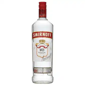 Dirck 3 Smirnoff Red Vodka 100 cl aanbieding