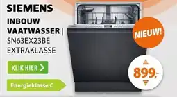 Expert Siemens SN63EX23BE extraKlasse aanbieding