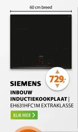 Expert Siemens EH631HFC1M extraKlasse aanbieding