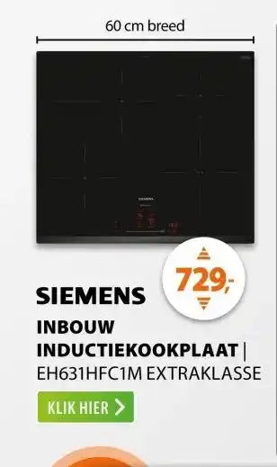 Expert Siemens EH631HFC1M extraKlasse aanbieding