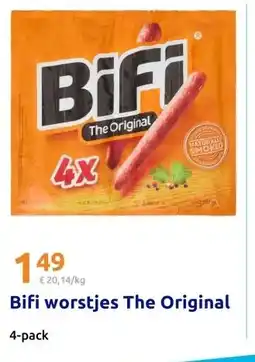 Action Bifi worstjes The Original aanbieding