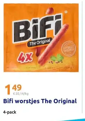 Action Bifi worstjes The Original aanbieding