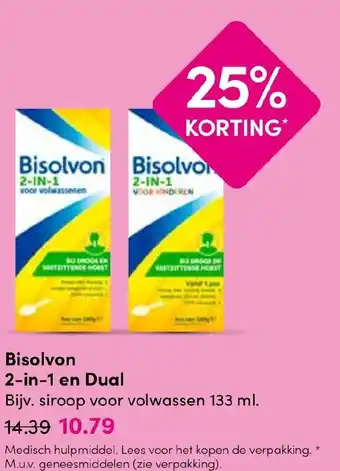 Drogisterij Visser Bisolvon 2-in-1 en Dual aanbieding
