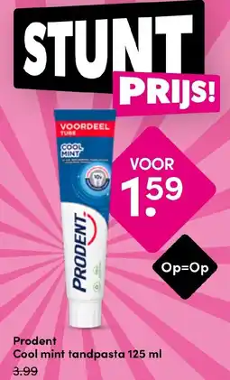 Drogisterij Visser Prodent Cool mint tandpasta aanbieding