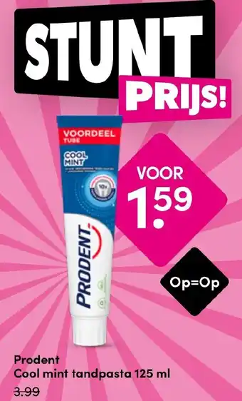 Drogisterij Visser Prodent Cool mint tandpasta aanbieding