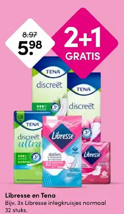 Drogisterij Visser Libresse en Tena aanbieding