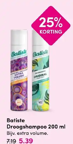 Drogisterij Visser Batiste Droogshampoo aanbieding