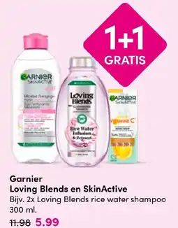 Drogisterij Visser Garnier Loving Blends en SkinActive aanbieding
