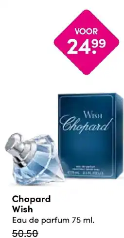 Drogisterij Visser Chopard Wish aanbieding