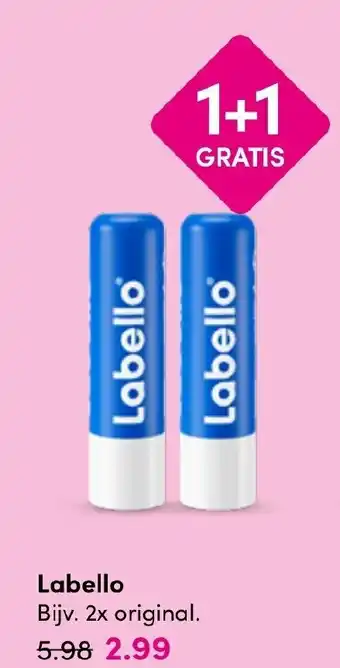 Drogisterij Visser Labello aanbieding