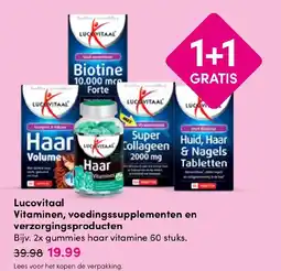 Drogisterij Visser Lucovitaal Vitaminen, voedingssupplementen en verzorgingsproducten aanbieding