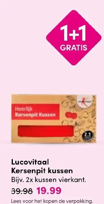 Drogisterij Visser Lucovitaal Kersenpit kussen aanbieding