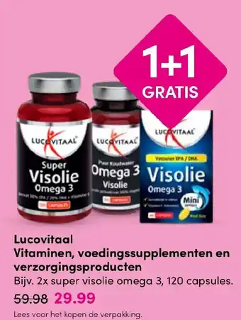 Drogisterij Visser Lucovitaal Vitaminen, voedingssupplementen en verzorgingsproducten aanbieding