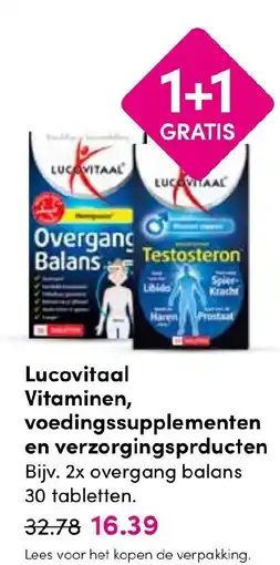 Drogisterij Visser Lucovitaal Vitaminen, voedingssupplementen en verzorgingsprducten aanbieding