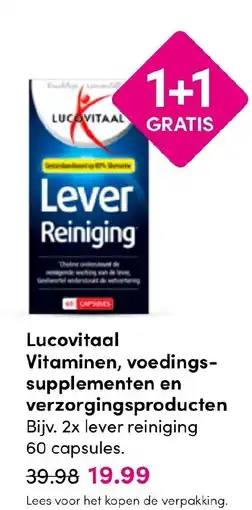 Drogisterij Visser Lucovitaal Vitaminen, voedingssupplementen en verzorgingsproducten aanbieding