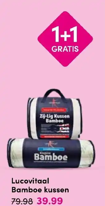 Drogisterij Visser Lucovitaal Bamboe kussen aanbieding