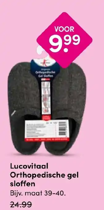 Drogisterij Visser Lucovitaal Orthopedische gel sloffen aanbieding