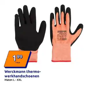 Action Werckmann thermo werkhandschoenen aanbieding