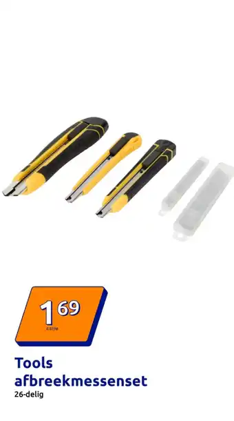 Action Tools afbreekmessenset aanbieding