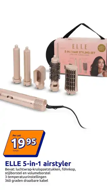 Action ELLE 5-in-1 airstyler aanbieding