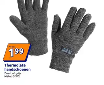 Action Thermolate handschoenen aanbieding