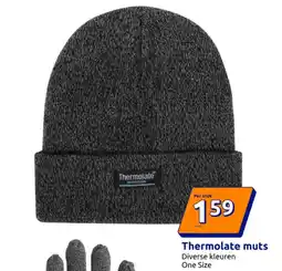 Action Thermolate muts aanbieding