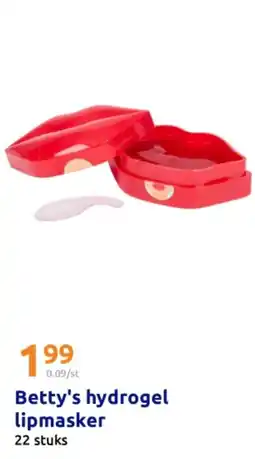 Action Betty's hydrogel lipmasker aanbieding