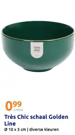 Action Très Chic schaal Golden Line aanbieding