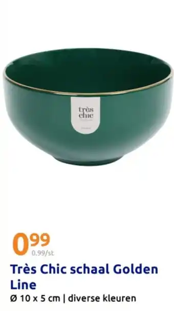 Action Très Chic schaal Golden Line aanbieding