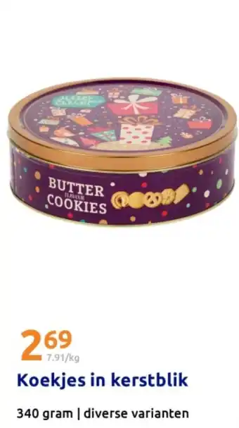 Action Koekjes in kerstblik aanbieding