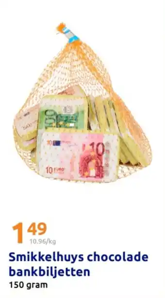 Action Smikkelhuys chocolade bankbiljetten aanbieding