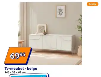 Action Tv-meubel - beige aanbieding
