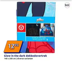 Action Glow in the dark dekbedovertrek aanbieding