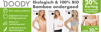 Gezond & Wel Bamboe ondergoed aanbieding