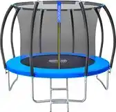 Bol.com Monzana Trampoline - 305cm Incl Veiligheidsnet Rand Ladder - Blauw aanbieding