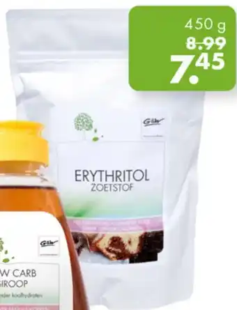 Gezond & Wel G&W Erythritol Zoetstof aanbieding