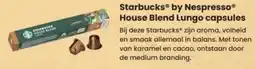 Albert Heijn Starbucks by Nespresso House Blend Lungo capsules aanbieding