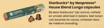 Albert Heijn Starbucks by Nespresso House Blend Lungo capsules aanbieding