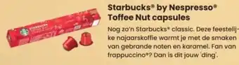 Albert Heijn Starbucks by Nespresso Toffee Nut capsules aanbieding
