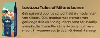 Albert Heijn Lavazza Tales of Milano bonen aanbieding
